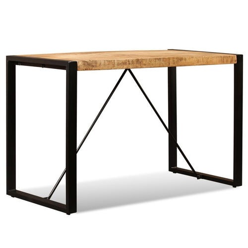 "Binda" Dining Table Solid Rough Mango Wood 120 cm