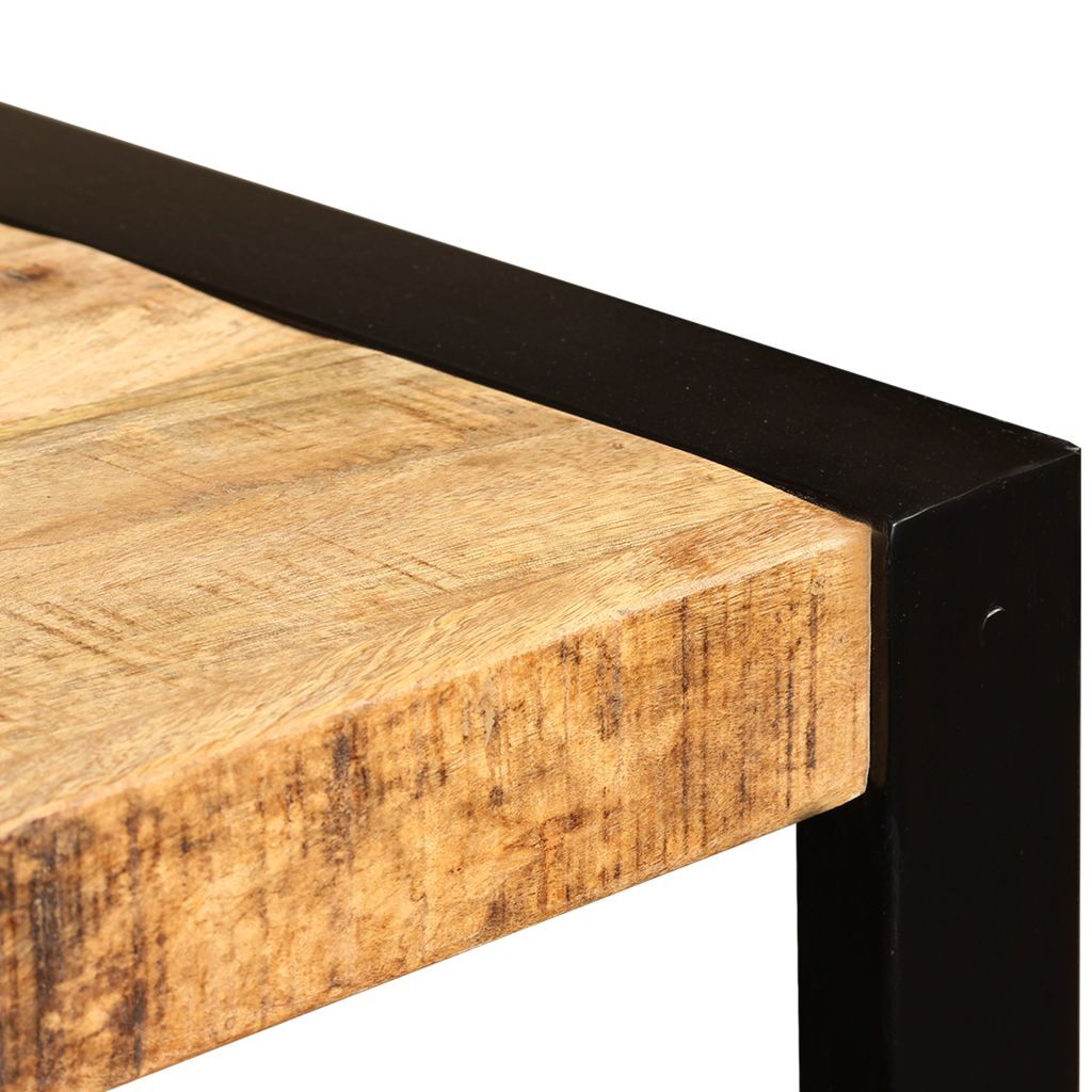 "Binda" Dining Table Solid Rough Mango Wood 120 cm