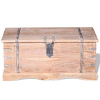 Solid Acacia Wood Storage Chest 90x40x40 cm