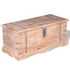 Solid Acacia Wood Storage Chest 90x40x40 cm