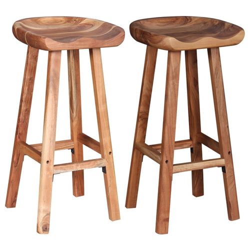 "Birriwa" Bar Stools 2 pcs Solid Acacia Wood