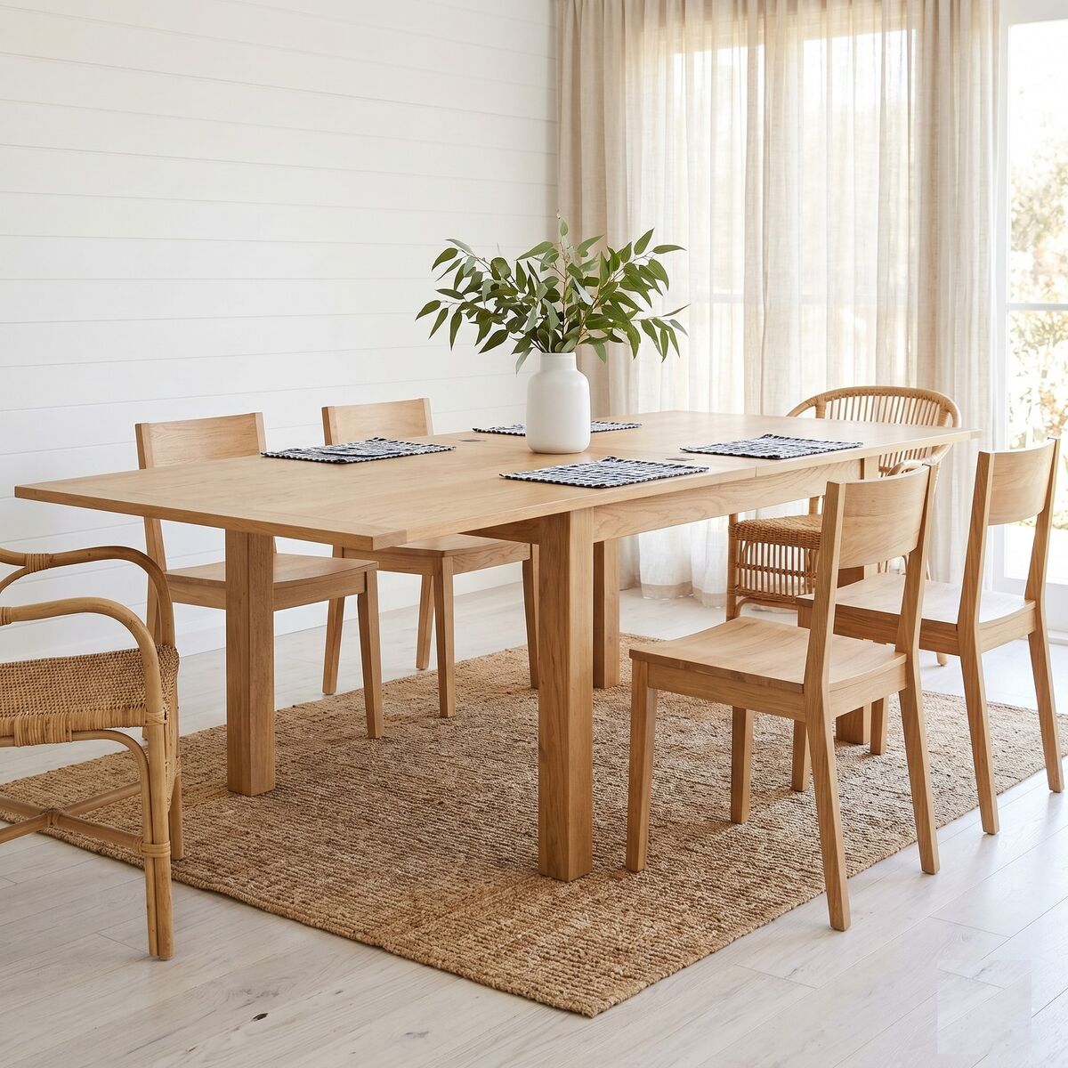 "Blackett" Extendable Table Oak 170x85x75 cm
