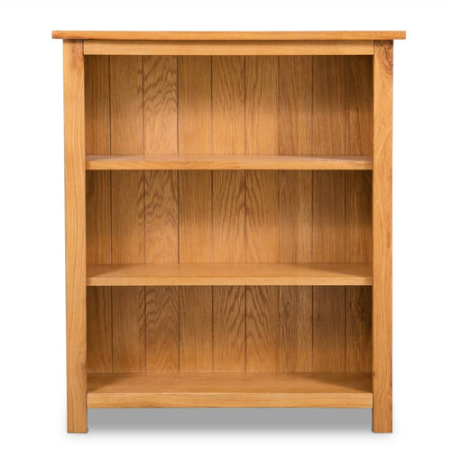 "Birch Grove" Solid Oak Wood 3-Tier Bookcase