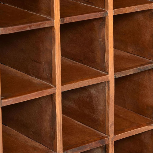 "Broula" Wine Rack for 16 Bottles Solid Reclaimed Wood