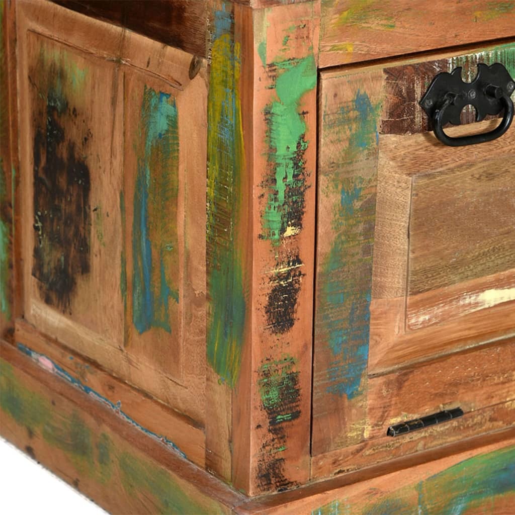 "Browne" Shoe Storage Bench Solid Reclaimed Wood
