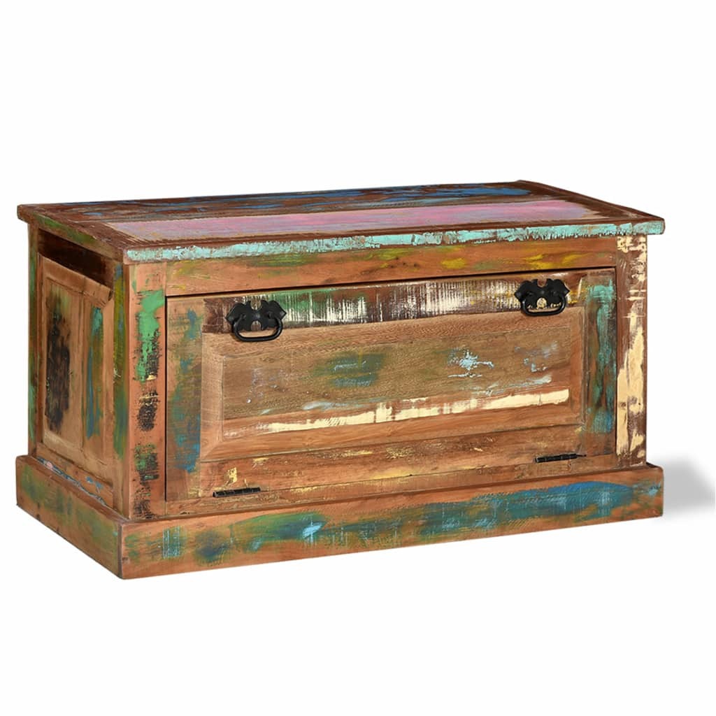 "Browne" Shoe Storage Bench Solid Reclaimed Wood