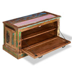"Browne" Shoe Storage Bench Solid Reclaimed Wood