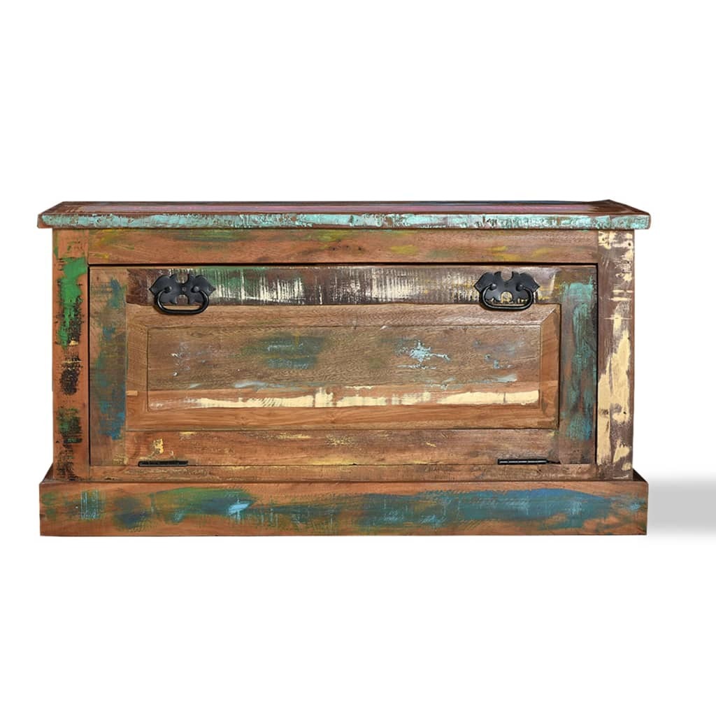 "Browne" Shoe Storage Bench Solid Reclaimed Wood