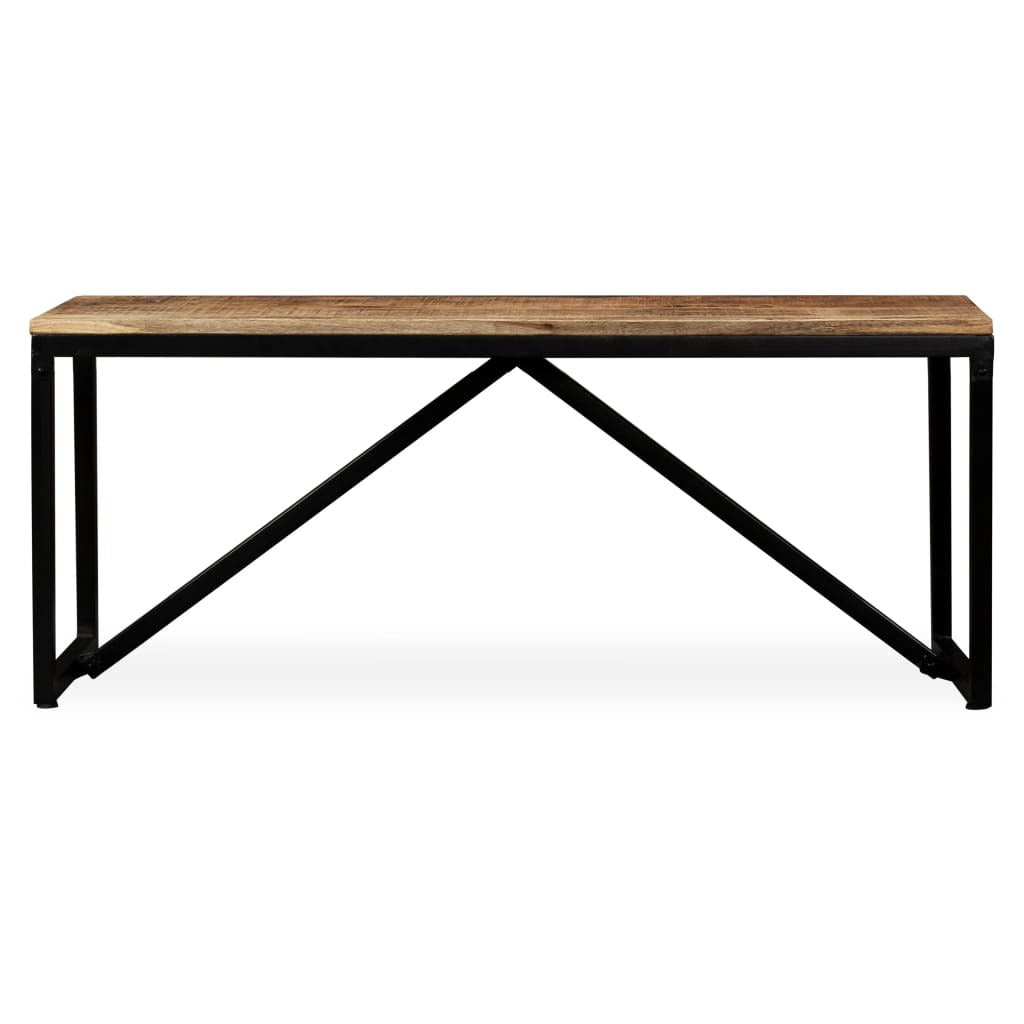 "Burbank" Bench Solid Mango Wood 110x35x45 cm