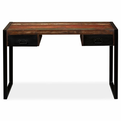"Burrandong" Desk with 2 Drawers Solid Reclaimed Wood 120x50x76 cm