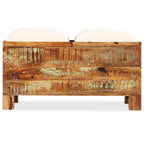 "Cameron" Storage Bench Solid Reclaimed Wood 80x40x40 cm