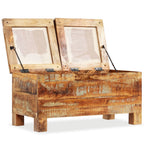 "Cameron" Storage Bench Solid Reclaimed Wood 80x40x40 cm