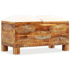 "Cameron" Storage Bench Solid Reclaimed Wood 80x40x40 cm