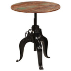 "Priory" Bar Table Solid Reclaimed Wood 75x(76-110) cm