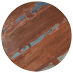 "Priory" Bar Table Solid Reclaimed Wood 75x(76-110) cm