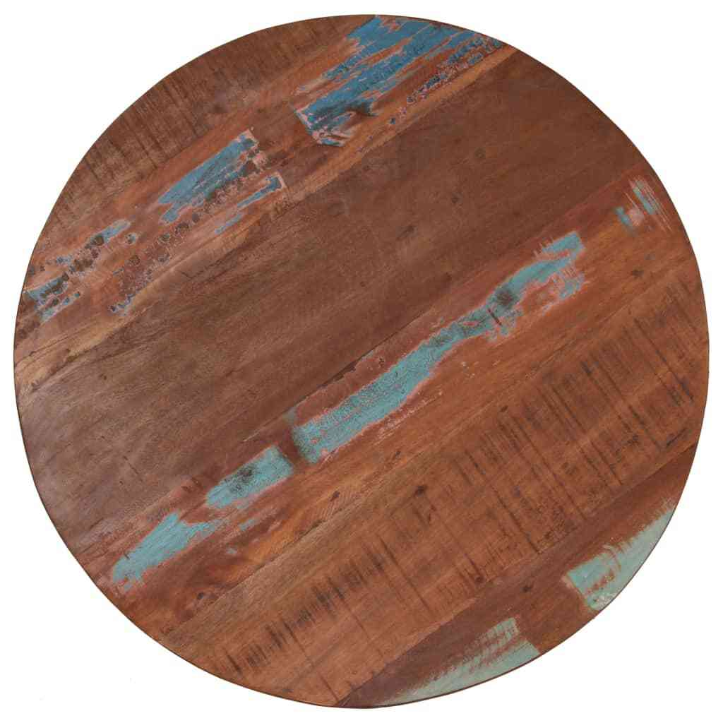 "Priory" Bar Table Solid Reclaimed Wood 75x(76-110) cm
