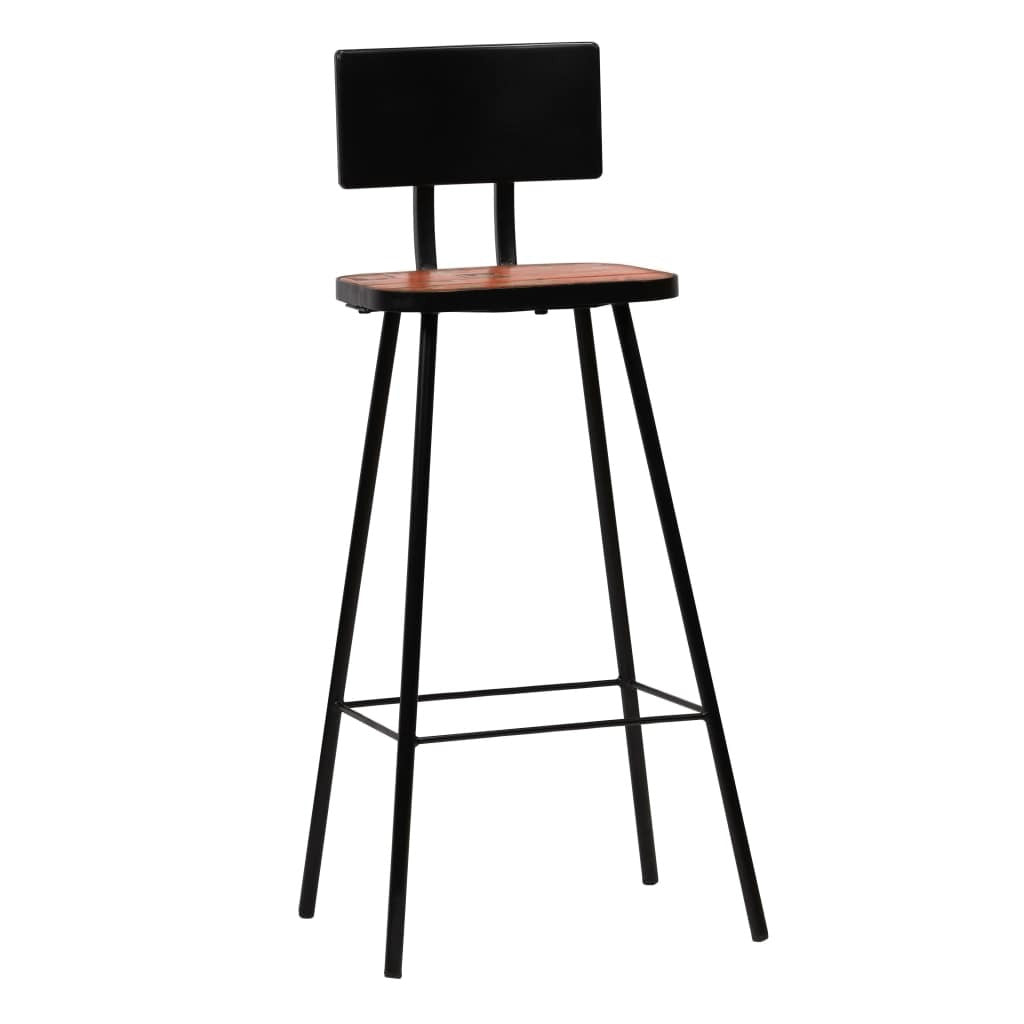 "Carrabai" Bar Chairs 4 pcs Solid Reclaimed Wood