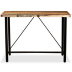 "Charles" Bar Table 120x60x107 cm Solid Reclaimed Wood