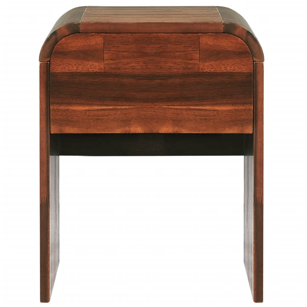"Chelsea" Nightstand 41,5x42x52 cm Solid Acacia Wood