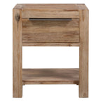 "Chepstow" Nightstand with Drawer 40x30x48 cm Solid Acacia Wood