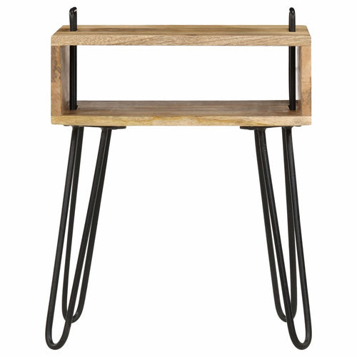 "Columbia" Bedside Table Solid Mango Wood 40x34x47 cm