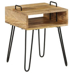 "Columbia" Bedside Table Solid Mango Wood 40x34x47 cm
