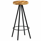 "Connell" Bar Chairs 2 pcs Solid Mango Wood