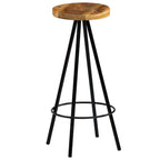 "Connell" Bar Chairs 2 pcs Solid Mango Wood