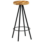 "Conway" Bar Chairs 4 pcs Solid Mango Wood