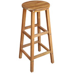 "Country Club" Bar Table and Stool Set 7 Pieces Solid Acacia Wood