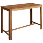 "Country Club" Bar Table and Stool Set 7 Pieces Solid Acacia Wood