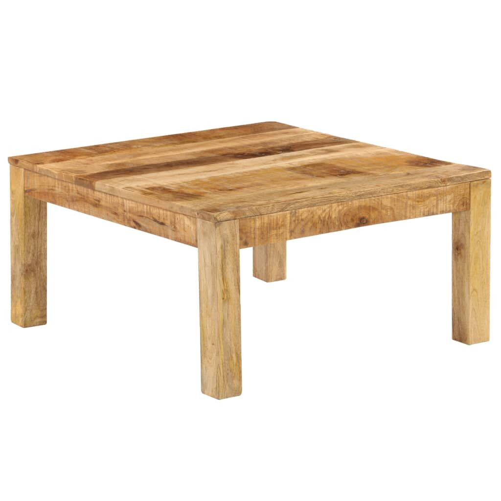"Ackling" Coffee Table 80x80x40 cm Solid Mango Wood