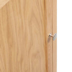 "Carmel" Solid Oak Wood Corner Cabinet 59x36x80 cm