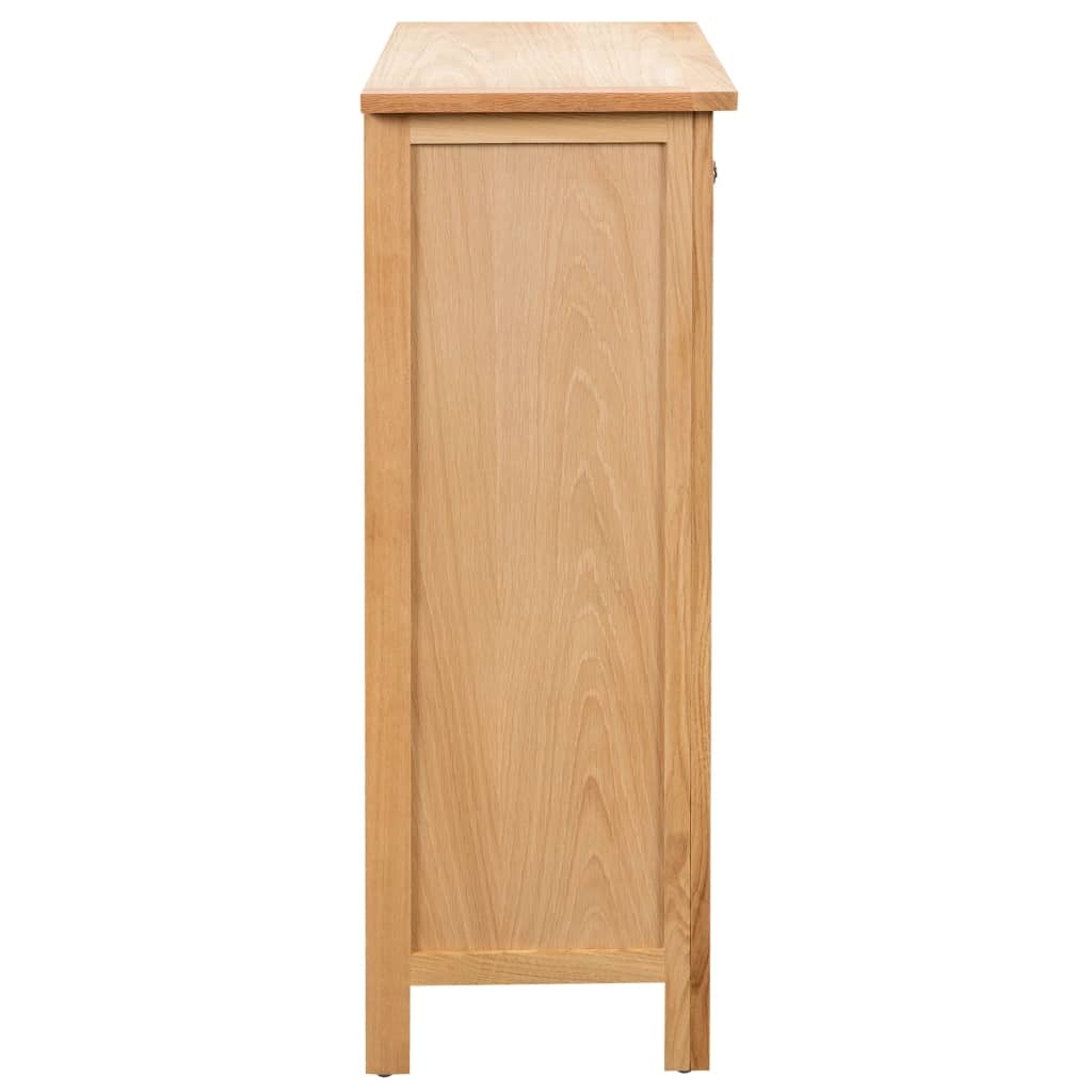 "Brokenwood" Solid Oak Wood Wine Cabinet 72x32x90 cm