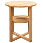 "Callistemon" Solid Oak Wood Side Table 40x50 cm