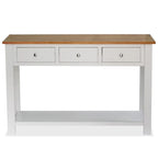 "Ridgehaven" Solid Oak Wood Console Table 118x35x77 cm