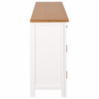 "Woodlands" Solid Oak Wood Sideboard 110x33.5x70 cm