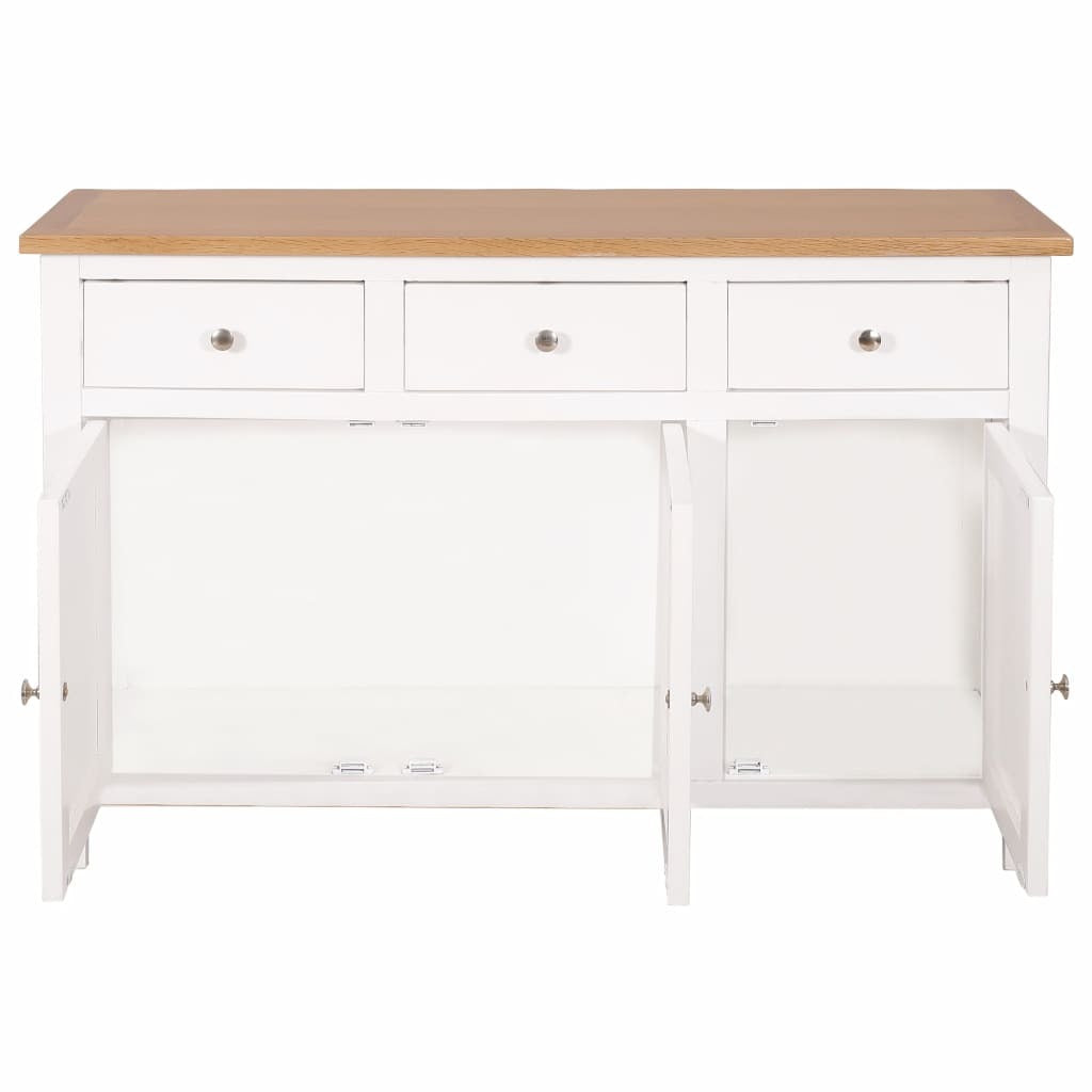 "Woodlands" Solid Oak Wood Sideboard 110x33.5x70 cm