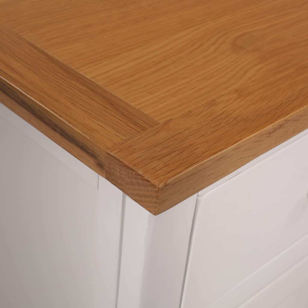 "Woodlands" Solid Oak Wood Sideboard 110x33.5x70 cm