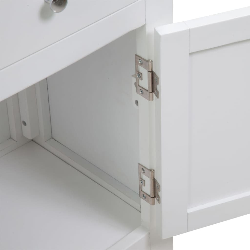 "Railway" Sideboard 90x33.5x83 cm Solid Oak Wood