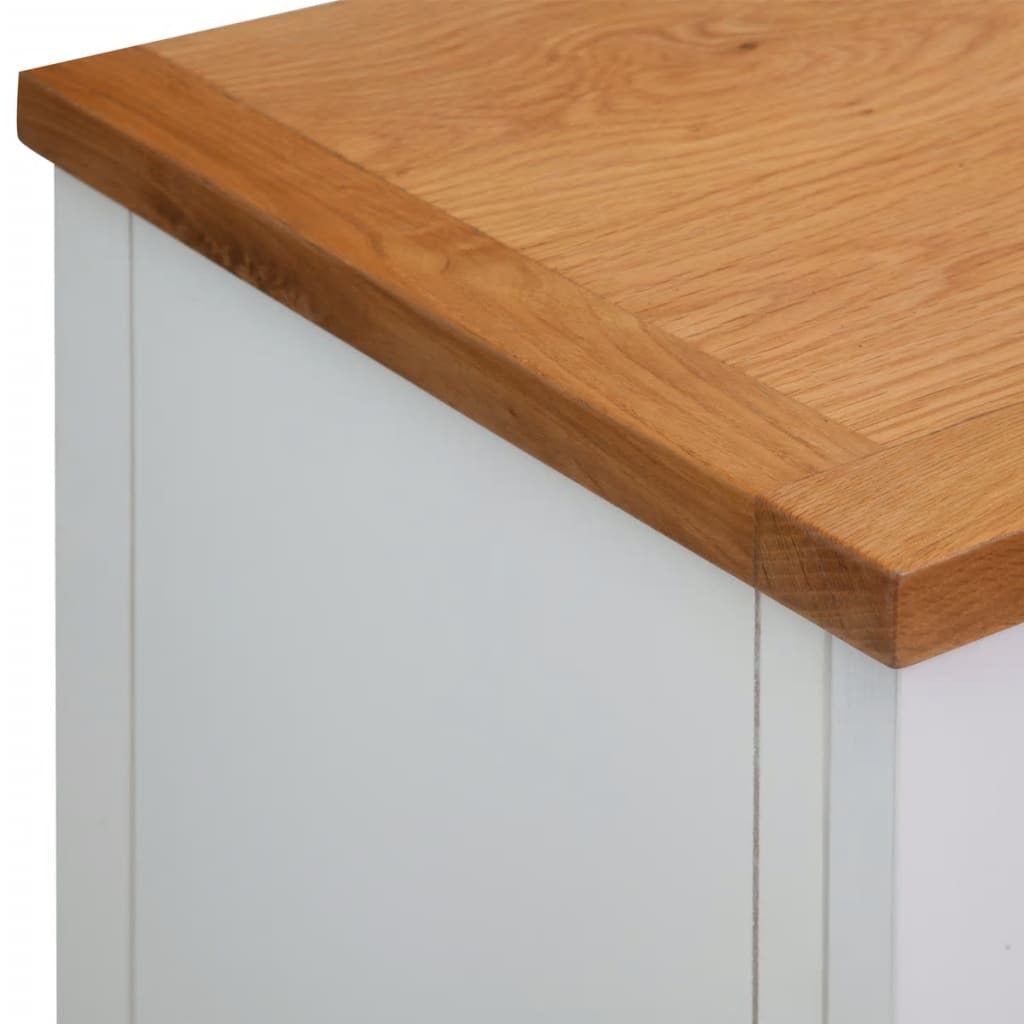 "Railway" Sideboard 90x33.5x83 cm Solid Oak Wood