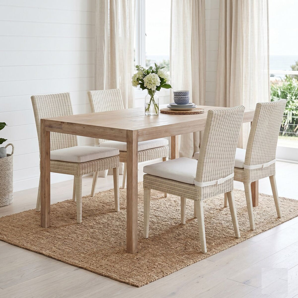 "Cropley" Dining Table 120x70x75 cm Solid Acacia Wood