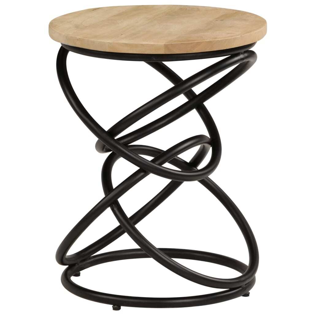 "Daniel" End Table Solid Mango Wood 40x50 cm