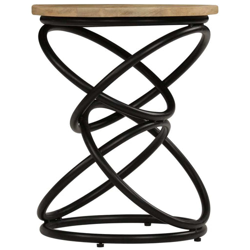 "Daniel" End Table Solid Mango Wood 40x50 cm