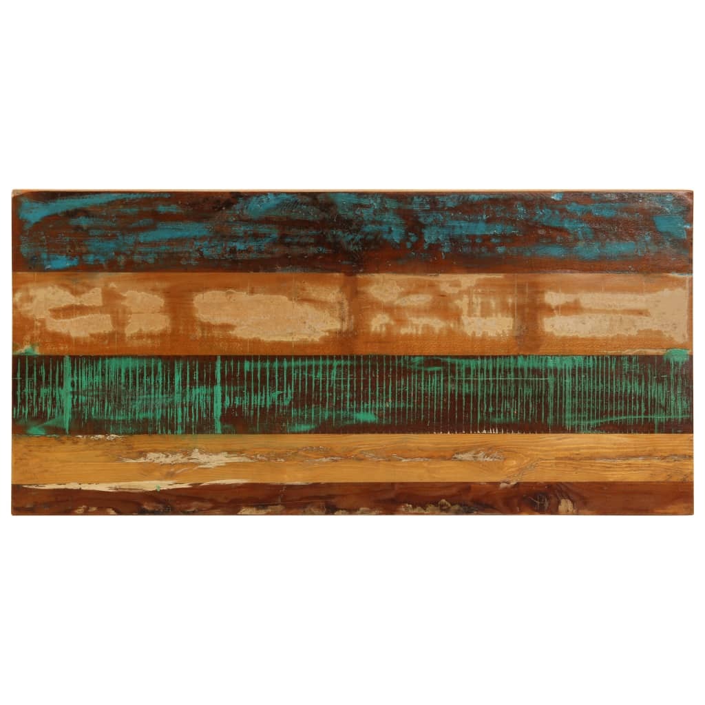 "Dean" Dining Table 115x55x76 cm Solid Reclaimed Wood and Steel