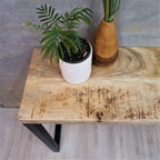 "Merindah" Mango Wood Console Table 120cm Long Rough Finish