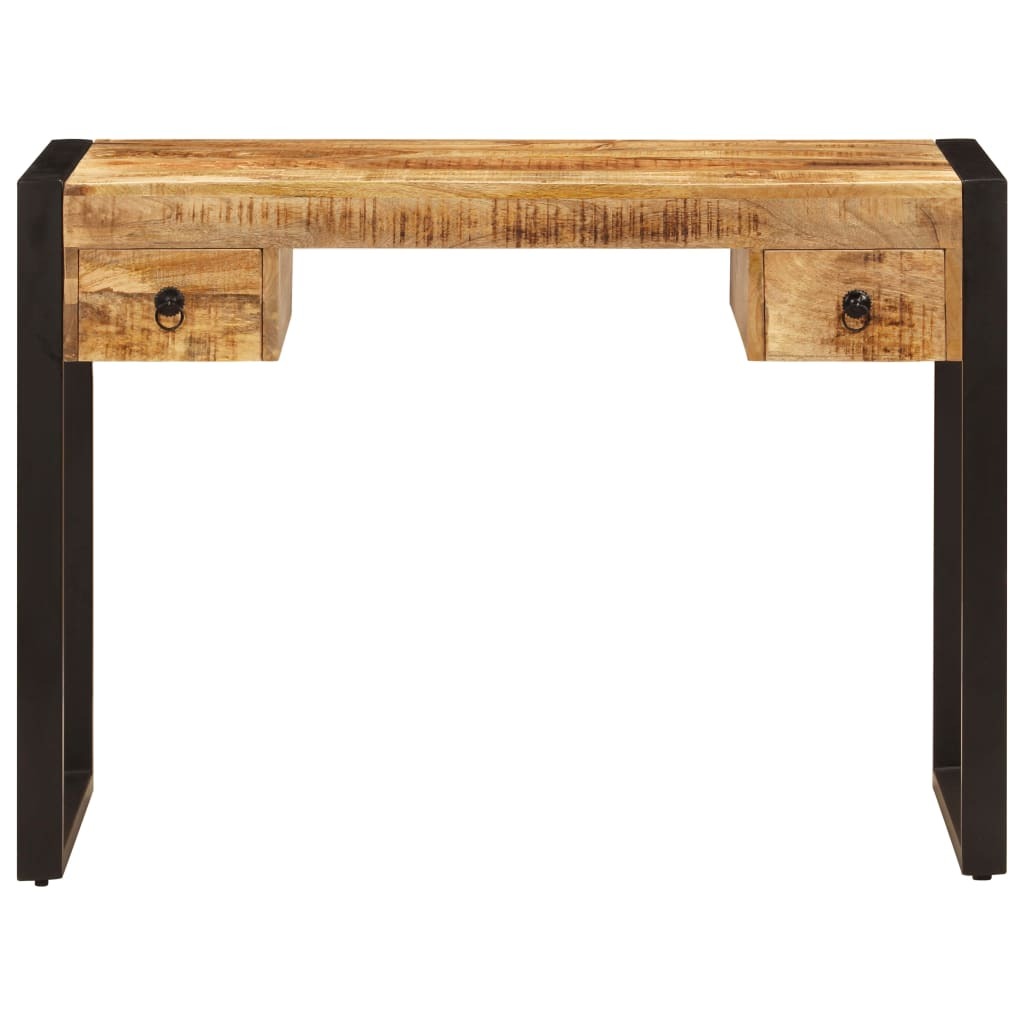 "Delaigh" Desk with 2 Drawers 110x50x77 cm Solid Mango Wood