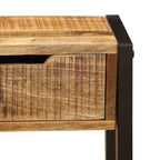 "Delaney" Sideboard with 3 Drawers 110x35x75 cm Solid Mango Wood