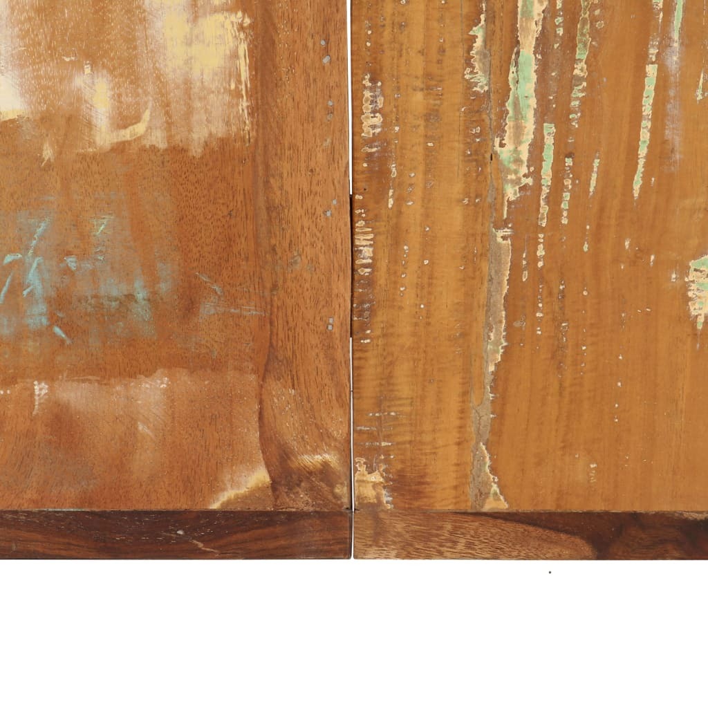 "Delgaun" Dining Table 160x80x75 cm Solid Reclaimed Wood