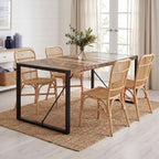 "Delgaun" Dining Table 160x80x75 cm Solid Reclaimed Wood